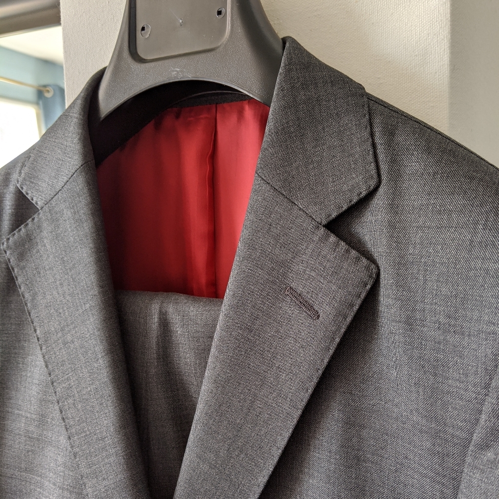 SuitSupply Sienna charcoal suit 38S